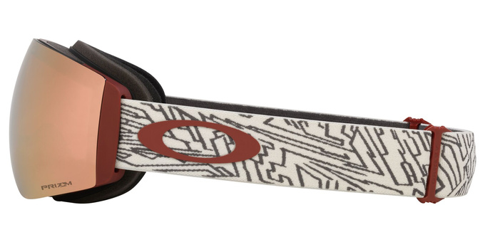 Goggles Oakley Flight Deck Pro M Matte Black/Prizm Rose Gold Iridium + Additional lens Prizm Snow Black Iridium - 2025/26