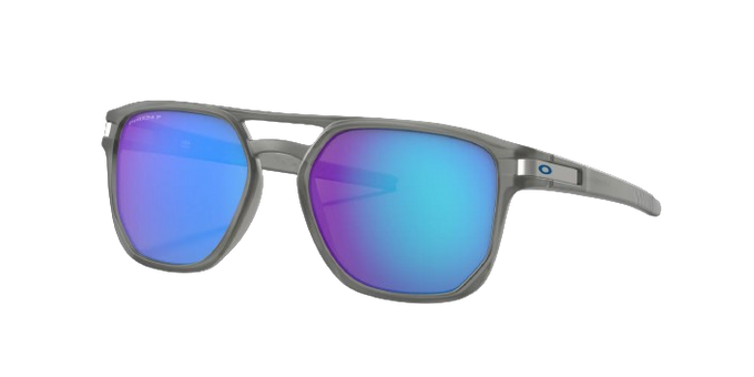 Sunglasses Oakley Latch Beta Prizm Sapphire Polarized Lenses / Matte Grey Ink Frame