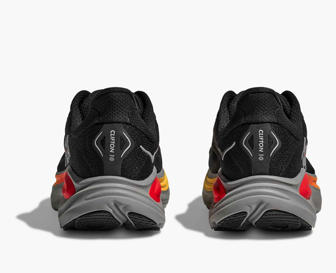 Man Schuhe Hoka Clifton 10 Black/Galactic Grey