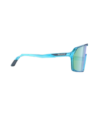 Sunglasses Rudy Project SPINSHIELD Crystal Azur/Multilaser Green