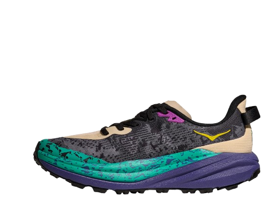 Man Schuhe Hoka Speedgoat 6 Oatmeal/Mountain Iris