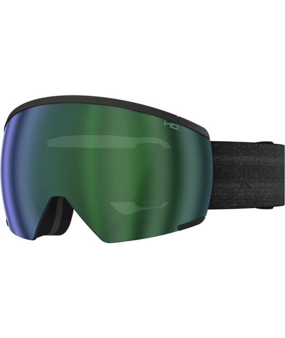Brille Atomic Redster L HD Black Green HD - 2025/26