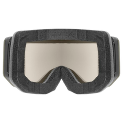 Brille Uvex lace ATTRACT FM Black Matt/Mirror Ice Blue + spare lens - 2025/26