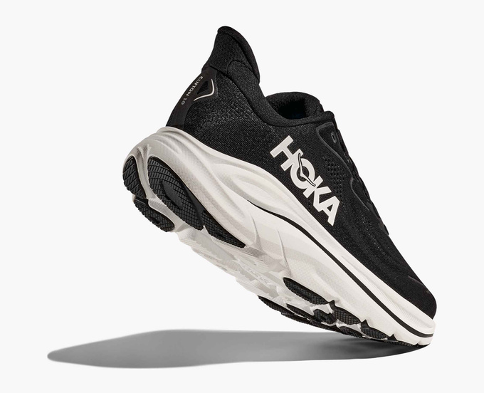 Men shoes Hoka Clifton 10 Wide Black/White