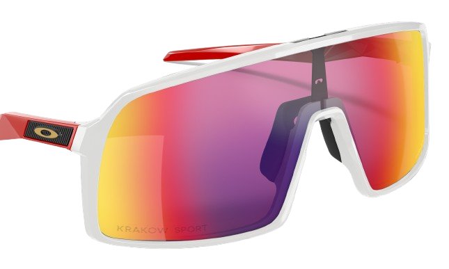 Sonnenbrille Oakley Sutro Custom Polished White Frame / Prizm Road Iridium Lenses