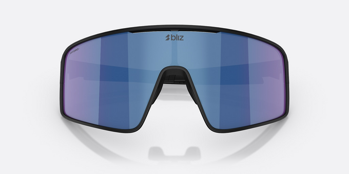 Sunglasses BLIZ P001 Frame Matte Black with Blue Lenses