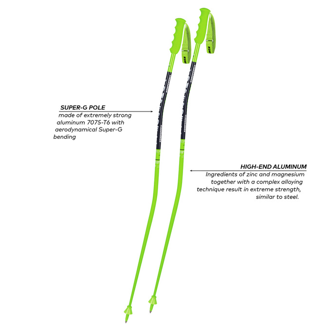 Skistöcke Komperdell Nationalteam Super-G 18mm - 2025/26