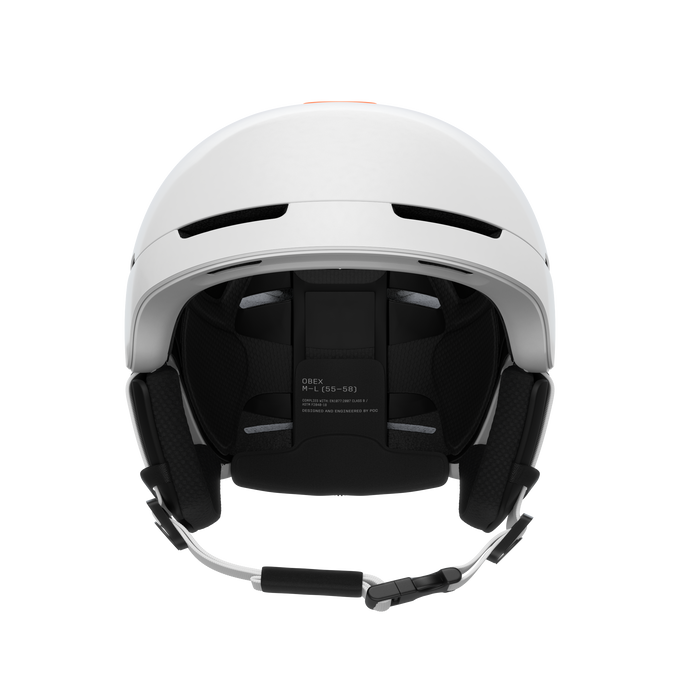 Helm POC Obex Connect Hydrogen White/Fluorescent Orange AVIP - 2025/26