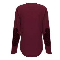 Cycling jersey Dainese HgROX Jersey Ls WMN Windsor Wine