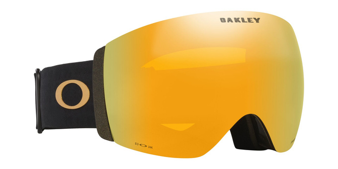 Brille Oakley Flight Deck Pro M Mettalic Black Gold/Prizm 24K + Additional lens Prizm Snow Iced Iridium - 2025/26