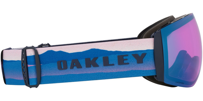 Goggles Oakley Flight Deck Pro L Mikaela Shiffrin Sig/Prizm Snow Iced Iridium + Additional lens Prizm Snow Sapphire Iridium - 2025/26