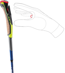 Poles Nordic Walking LEKI Traveller FX.One Carbon