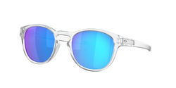 Sonnenbrille Oakley Latch Prizm Sapphire Polarized Lenses/Matte Clear Frame