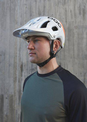 Fahrradhelm POC Tectal Race MIPS NFC Hydrogen White/Fluorescent Orange AVIP