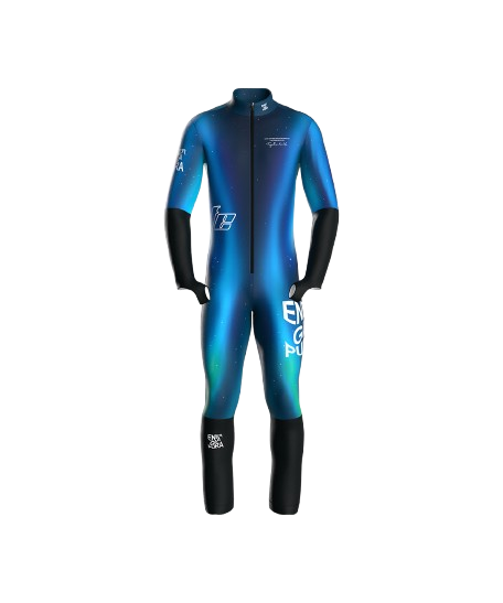 Race Suit Energiapura Junior/Aurora Blue (insulated, light padded) - 2025/26