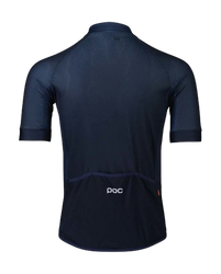 POC M's Essential Road Logo Jersey Calcite Blue/Dark Calcite Blue - 2024
