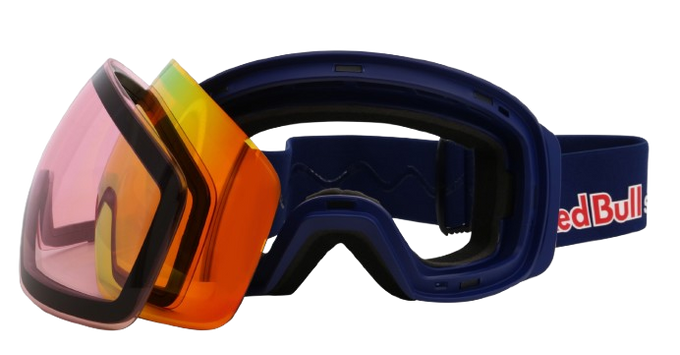 Brille Red Bull Spect JON Blue/Orange With Red Mirror + zusätzliche Scheibe - 2025/26