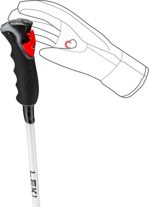 Poles LEKI Carbon 14 3D Women - 2025/26