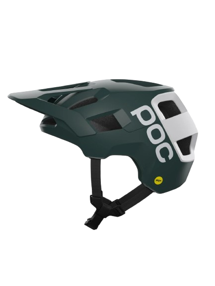 Fahrradhelm POC Kortal Race MIPS Pargasite Green Matt/Hydrogen White Matt - 2025