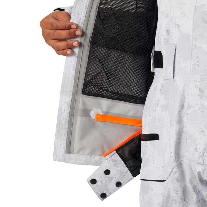 Skijacke Helly Hansen Sogn Shell 2.0 Jacket Grey Fog Snow Camo Aop - 2024/25