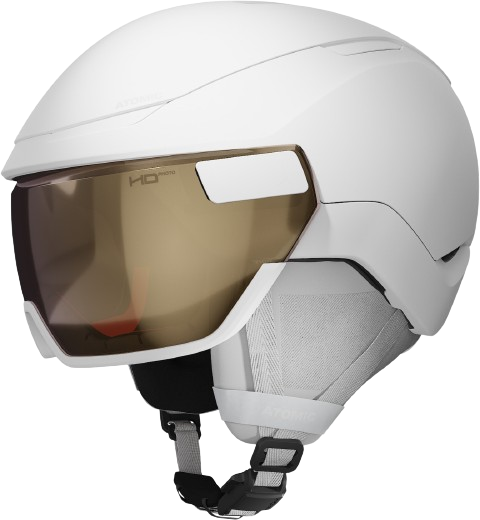 Skihelm Atomic Revent GT AMID Visor HD PHOTO White Heather - 2025/26