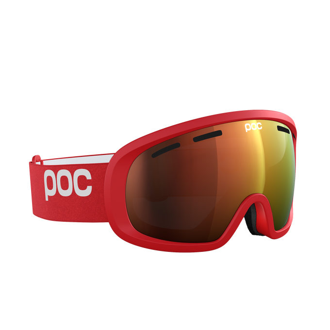 Ski goggles POC Fovea Mid Prismane Red/Partly Sunny Orange - 2025/26