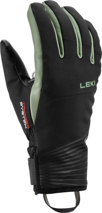 Gloves LEKI Sparrow 3D Women Black/Dust/Green - 2025/26