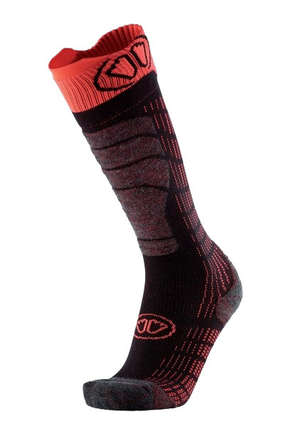 Ski socks Sidas Ski Comfort Black/Orange - 2025/26