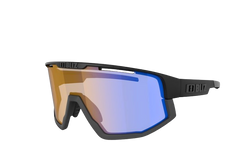 Sonnenbrille BLIZ Fusion Nano Nordic Light Matt Black/Coral Orange Blue