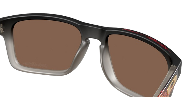 Sonnenbrille Oakley Holbrook Troy Lee Designs Black Fade Frame/Prizm 24K Polarized Lenses