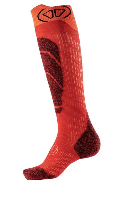 Ski socks Sidas Ski Merino Junior Red/Orange - 2025/26