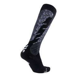 Ski socks UYN Ski All Mountain Man Black/White - 2025/26