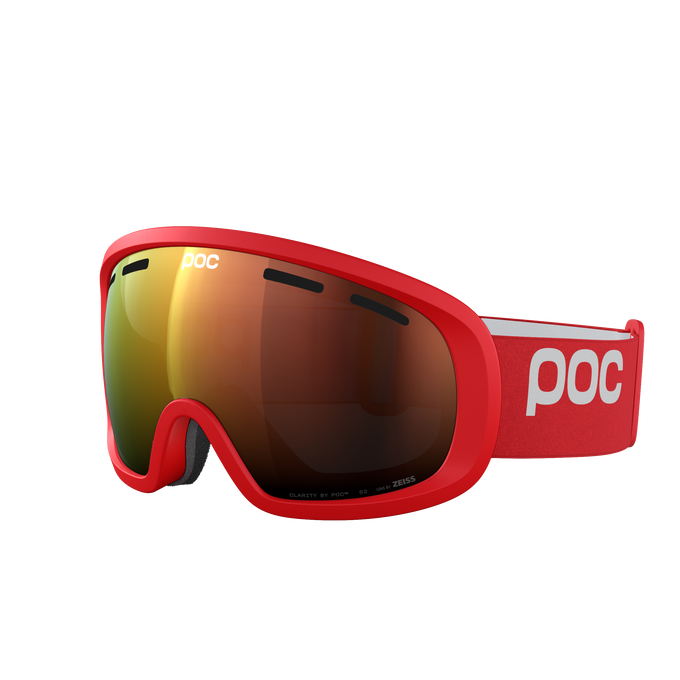 Ski goggles POC Fovea Mid Prismane Red/Partly Sunny Orange - 2025/26