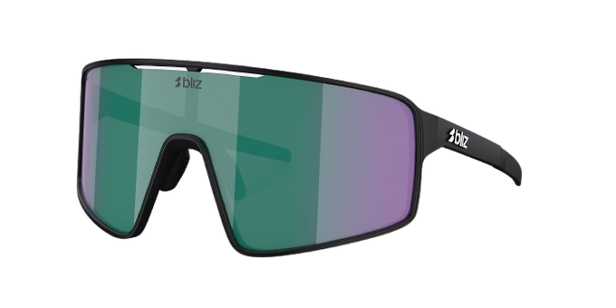 Sunglasses BLIZ P001 Frame Matte Black with Brown/Green Multicolor Lenses