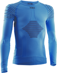 Thermounterwäsche X-Bionic Invent 4.0 Shirt LG SL Junior Teal Blue/Anthracite - 2024/25