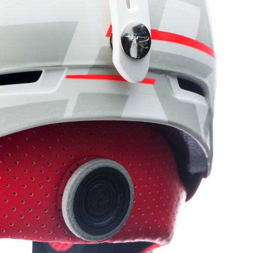 Helmet Rossignol Hero Slalom Impacts White + Chinguard - 2025/26