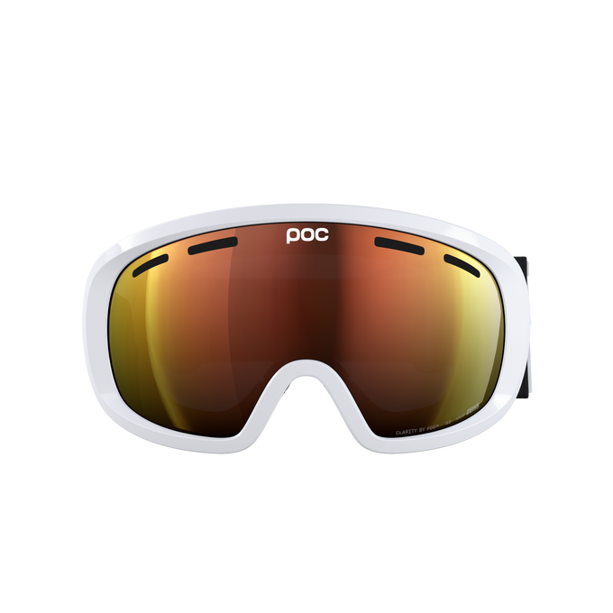 Ski goggles POC Fovea Mid Blixten White/Partly Sunny Orange - 2025/26