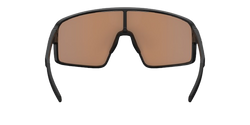 Sunglasses BLIZ P001 Matte Black Frame / Coral/Orange Mirror Blue Lenses