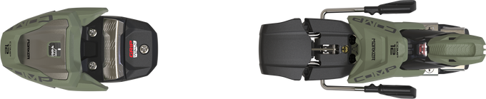 Ski bindings MARKER Comp 12 GW Khaki - 2025/26