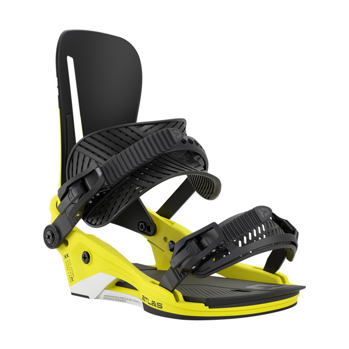 Snowboard Bindings Union Atlas Hype Yellow - 2025/26