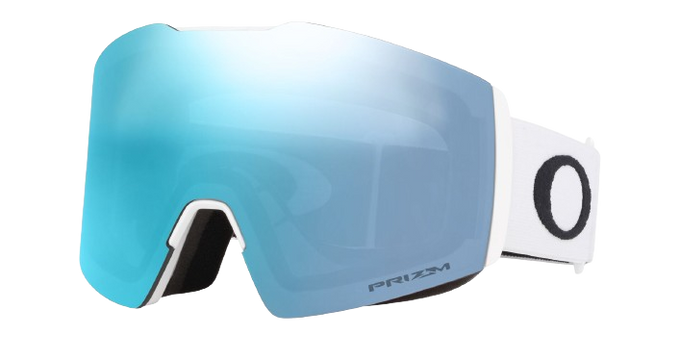 Brille Oakley Fall Line L Matte White Prizm Snow Sapphire Irid - 2025/26