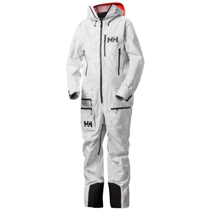 Skianzung Helly Hansen Chugach Infin Printed Suit Grey Fog Snow Camo Aop - 2024/25