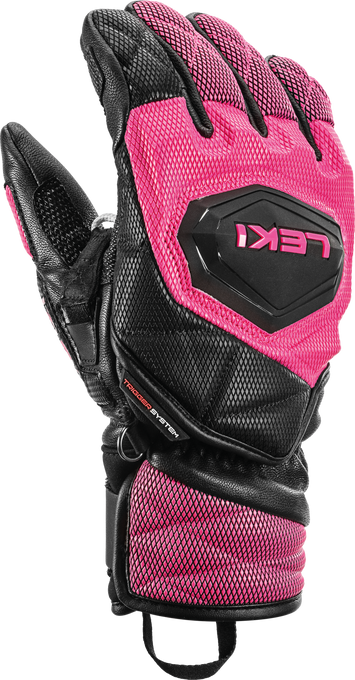 Gloves LEKI WCR Venom 3D Junior Pink - 2025/26