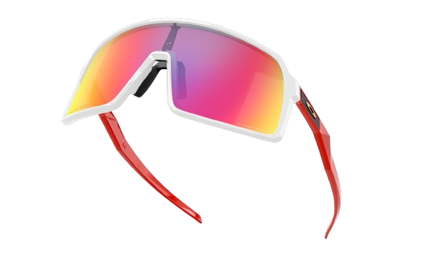 Sunglasses Oakley Sutro Custom Polished White Frame / Prizm Road Iridium Lenses