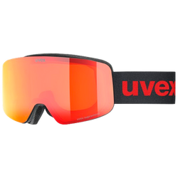 Goggles Uvex PWDR FM Black Matt/Mirror Red - 2025/26
