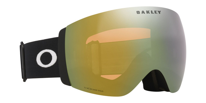 Brille Oakley Flight Deck Pro L Matte Black/Prizm Sage Gold Iridium + Additional lens Prizm Snow Iced Iridium - 2025/26