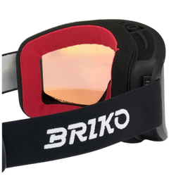 Googles Briko Vulcano Mask Sharp Lite Black - 2025/26