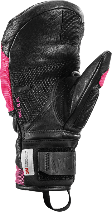 Gloves LEKI WCR Venom 3D Junior Mitt Pink - 2025/26