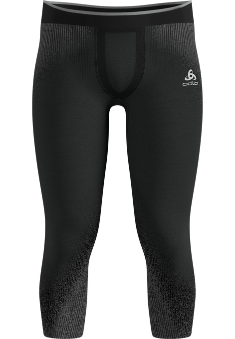 Thermoaktive Leggings Odlo Perfomance Warm Blackcomb BL Bottom 3/4 Man Black - 2025/26