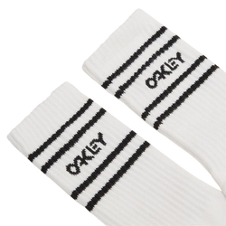 Socken Oakley Icon B1B Socks 2.0 White/Black
